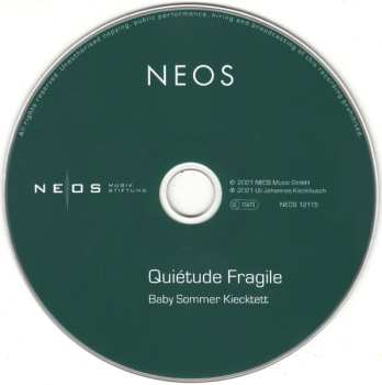 CD Baby Sommer Kiecktett: Quiétude Fragile