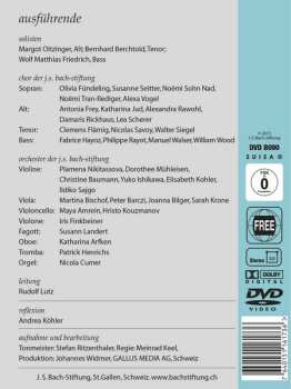 DVD Johann Sebastian Bach: BWV 12 Weinen, Klagen, Sorgen, Zagen