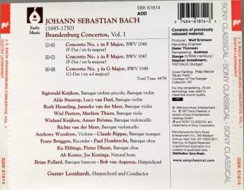 CD Johann Sebastian Bach: The Brandenburg Concertos, Vol. 1: Nos. 1, 2 & 3