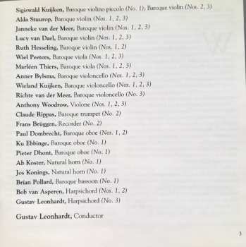 CD Johann Sebastian Bach: The Brandenburg Concertos, Vol. 1: Nos. 1, 2 & 3