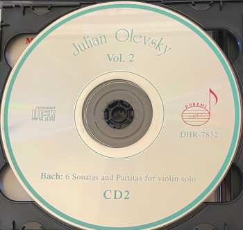 2CD Johann Sebastian Bach: Vol. 2 : 6 Sonatas And Partitas For Violin Solo 
