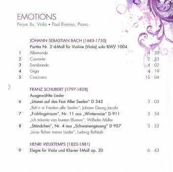 SACD Johann Sebastian Bach: Peijun Xu Viola, Paul Rivinius Piano
