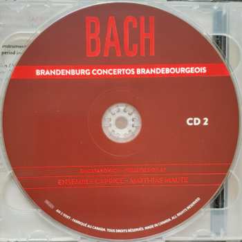 2CD Johann Sebastian Bach: Brandenburg Concertos Brandebourgeois / Preludes Op. 87