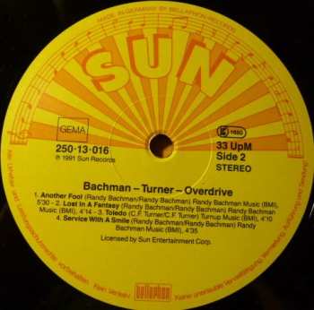LP Bachman-Turner Overdrive: BTO