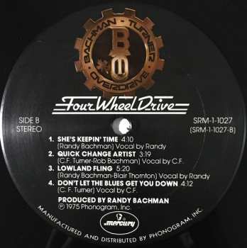 LP Bachman-Turner Overdrive: Four Wheel Drive