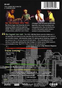DVD Bad Brains: Live At CBGB 1982