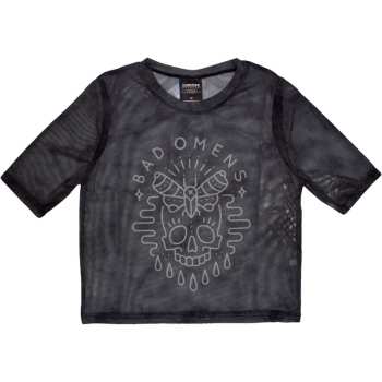 Merch Bad Omens: Women's Crop Top Moth Skull