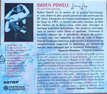 CD Baden Powell: The Girl From Ipanema Live In Liège
