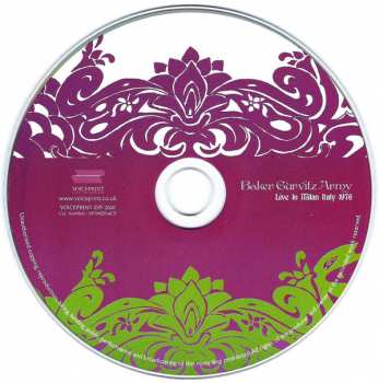 CD Baker Gurvitz Army: Live In Milan Italy 1976