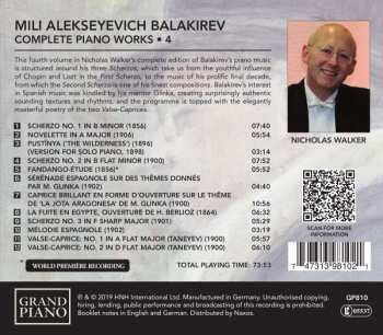 CD Mily Balakirev: Complete Piano Works • 4