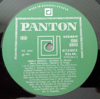 LP Bambini Di Praga: Veselé Vánoce = Merry Christmas