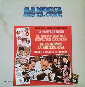 LP Henry Mancini: Banda Sonora Original De Las Películas: La Pantera Rosa / El Nuevo Caso Del Inspector Clouseau / El Regreso De La Pantera Rosa