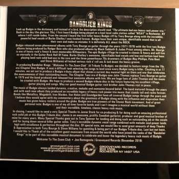 CD Bandolier Kings: Welcome To The Zoom Club (A Tribute To Budgie)
