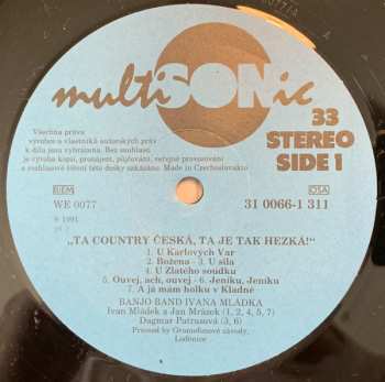 LP Banjo Band Ivana Mládka: Ta Country Česká, Ta Je Tak Hezká