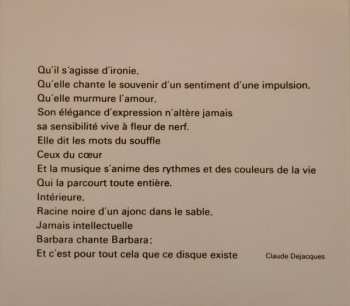 CD Barbara: Barbara Chante Barbara