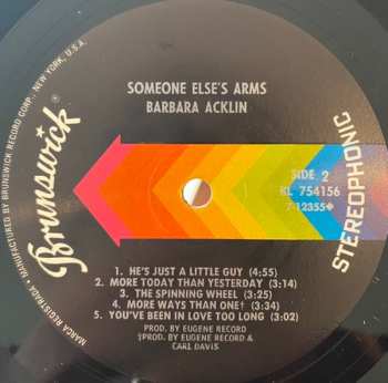 LP Barbara Acklin: Someone Else's Arms