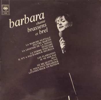 LP Barbara: Barbara Chante Brassens Et Brel