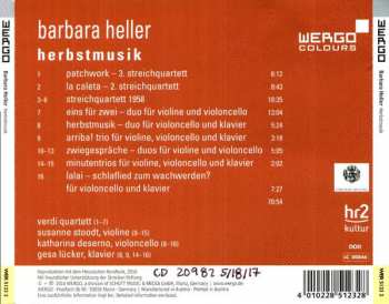 CD Verdi Quartett: Herbstmusik