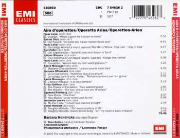CD Philharmonia Orchestra: Airs D'opérettes/Operetta Arias/Operetten-Arien