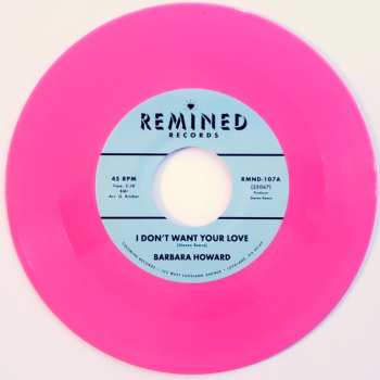 SP Barbara Howard: I Don't Want Your Love / The Man Above CLR | LTD