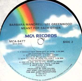 LP Lee Greenwood: Meant For Each Other