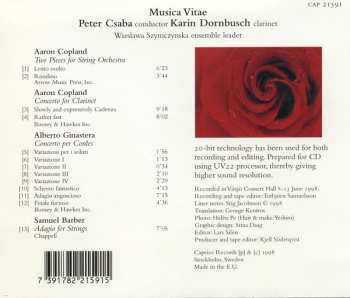 CD Aaron Copland: Barber, Copland, Ginastera