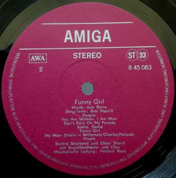 LP Barbra Streisand: Funny Girl (Original Filmmusik)