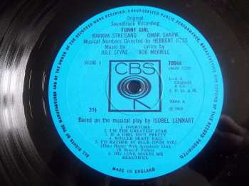 LP Barbra Streisand: Funny Girl (The Original Sound Track Recording)