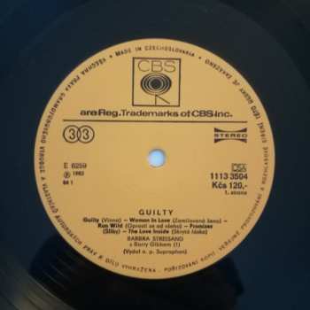 LP Barbra Streisand: Guilty