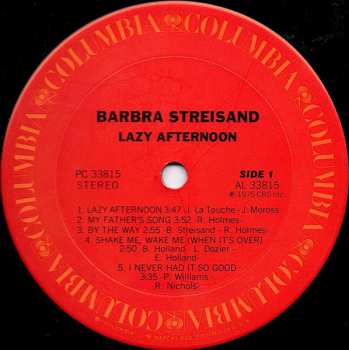 LP Barbra Streisand: Lazy Afternoon