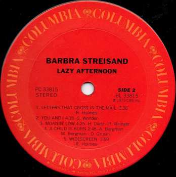 LP Barbra Streisand: Lazy Afternoon
