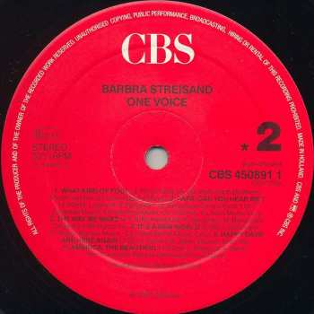 LP Barbra Streisand: One Voice