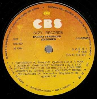 LP Barbra Streisand: Songbird