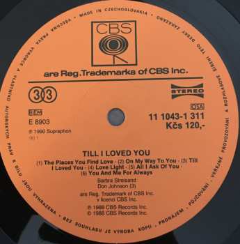 LP Barbra Streisand: Till I Loved You