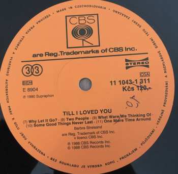 LP Barbra Streisand: Till I Loved You