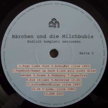 LP Bärchen Und Die Milchbubis: Endlich Komplett Betrunken