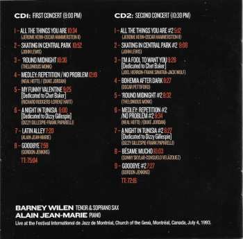 2CD Barney Wilen: Montréal Duets