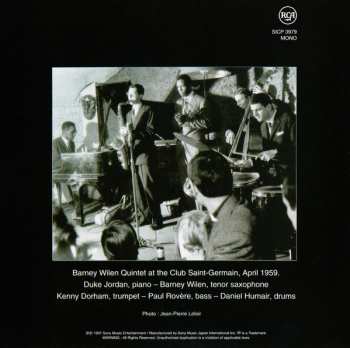 CD Barney Wilen: More From Barney At The Club Saint-Germain LTD