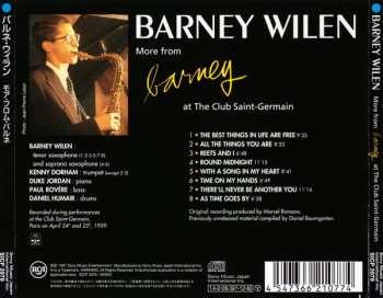 CD Barney Wilen: More From Barney At The Club Saint-Germain LTD