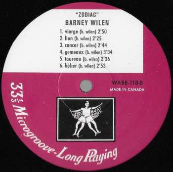 LP Barney Wilen: Zodiac