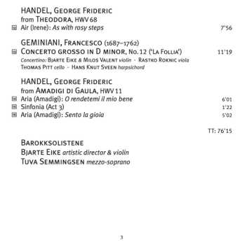 SACD Barokksolistene: London Calling! (Handel And His Contemporaries)