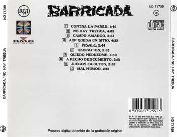 CD Barricada: No Hay Tregua