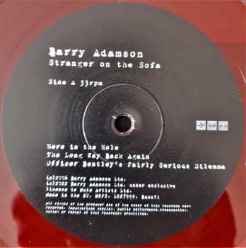 2LP Barry Adamson: Stranger On The Sofa LTD