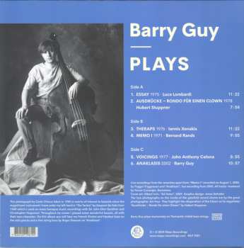 2LP Barry Guy: Barry Guy — Plays  LTD