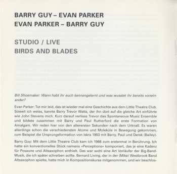 2CD Evan Parker / Barry Guy: Birds And Blades