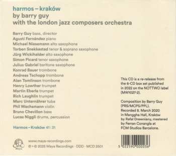 CD Barry Guy: Harmos – Kraków