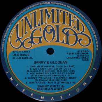 LP Barry White: Barry & Glodean