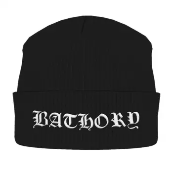 Hats White Logo Bathory Vyšívaná