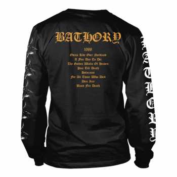 Merch Bathory: Tričko S Dlouhým Rukávem Blood Fire Death 2 S