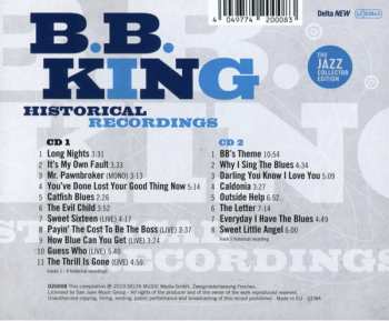 2CD B.B. King: Historical Recordings - The Jazz Collector Edition